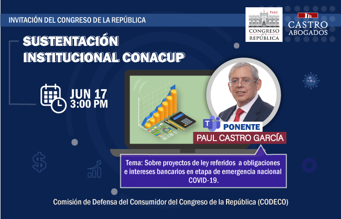 Sesión Virtual De La Comisión De Defensa Del Consumidor Y Organismos Reguladores Del Congreso De La República